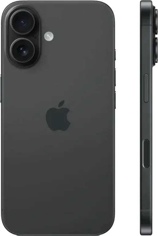 Смартфон Apple iPhone 16 128 ГБ чёрный