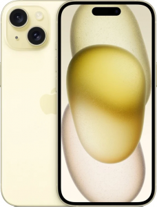 Смартфон Apple iPhone 15 512GB, Yellow