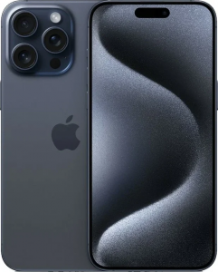 Смартфон Apple iPhone 15 Pro Max 256Gb Blue Titanium (1 sim + eSIM)