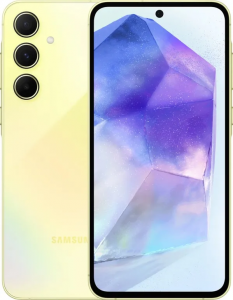 Смартфон Samsung A556E/DS Galaxy A55 8/256Gb 5G Slim box, Dual: nano SIM + eSIM, не РСТ (Lemon)