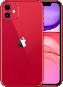 Смартфон Apple iPhone 11 64GB, Red