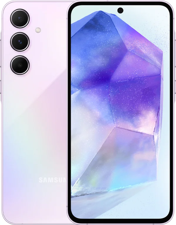 Смартфон Samsung Galaxy A55 5G 12/256 ГБ лавандовый