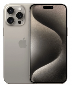 Смартфон Apple iPhone 15 Pro Max 256Gb Natural Titanium (1 sim + eSIM)